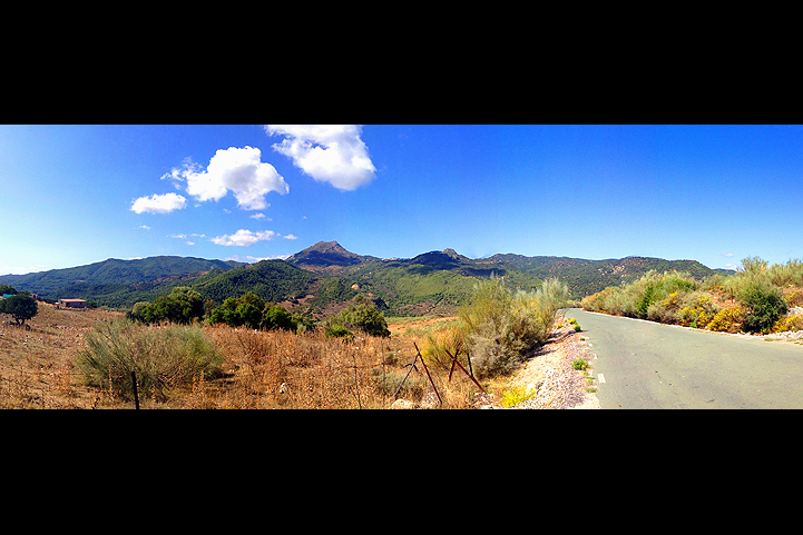 Road from the coast to Gaucin